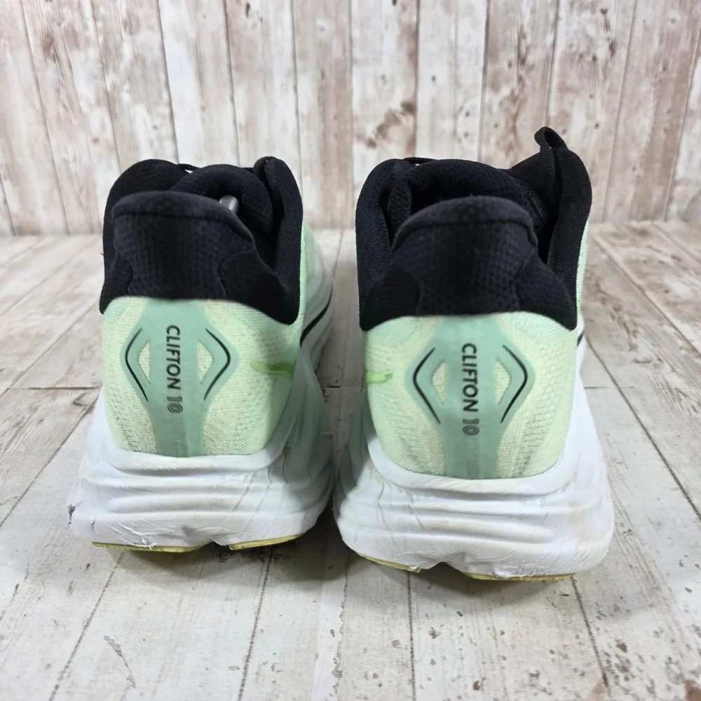Hoka One One Clifton 10 Mens 13D Mint Foam Running Shoes 1162030-MTFL Green